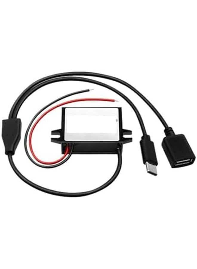 DC 12V 24V 36V 48V 60V 72V to 5V 3A 15W Step Down Converter Female and Type C 8 90V - Image 2