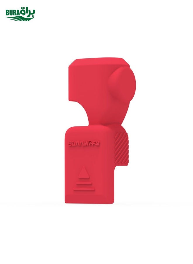 BURAQ For DJI Osmo Pocket 3 Sunnylife OP3-BHT746 Silicone Protective Case(Red)  - Image 2