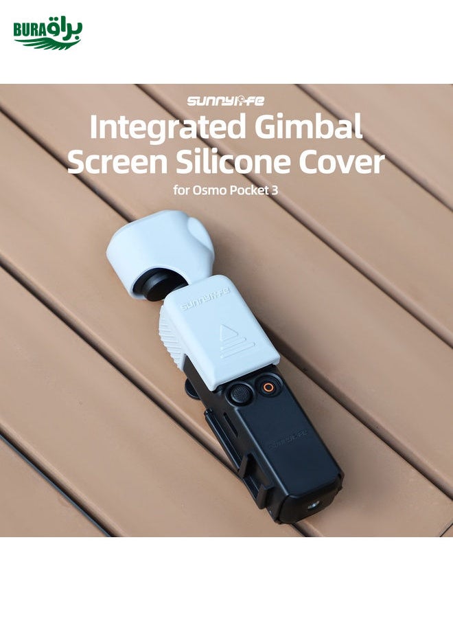 BURAQ For DJI Osmo Pocket 3 Sunnylife OP3-BHT746 Silicone Protective Case(Red)  - Image 3