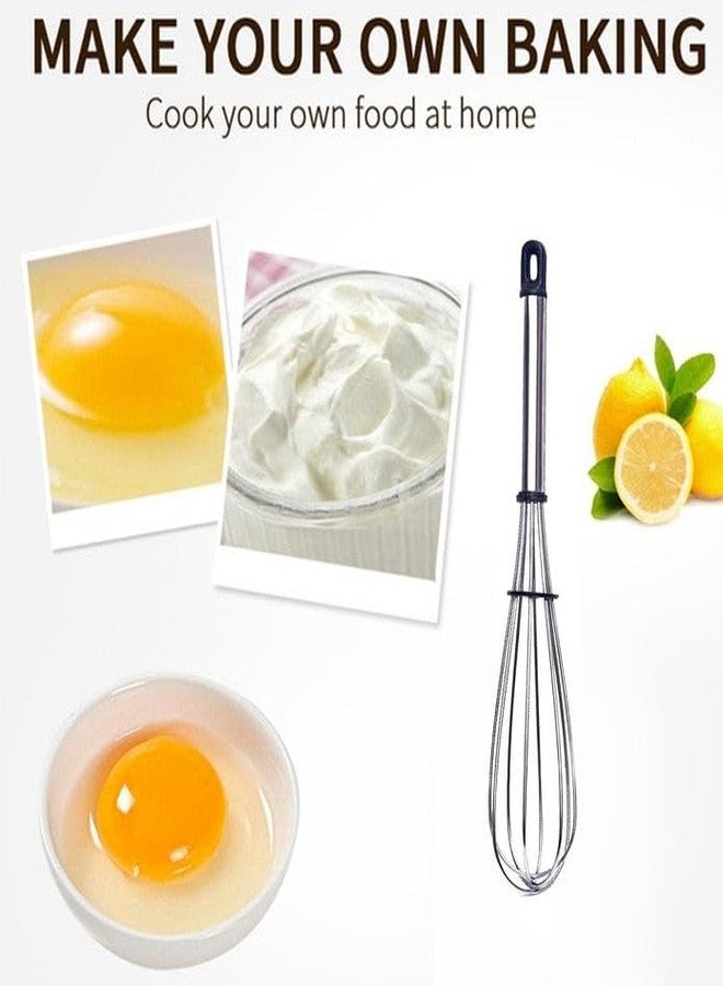 ATEVON AVETON 8 Inch Stainless Steel Balloon Whisk Egg Beater Wire Mixer for Baking Cooking Cream Coffee Milk Manual Kitchen Tool - Image 2