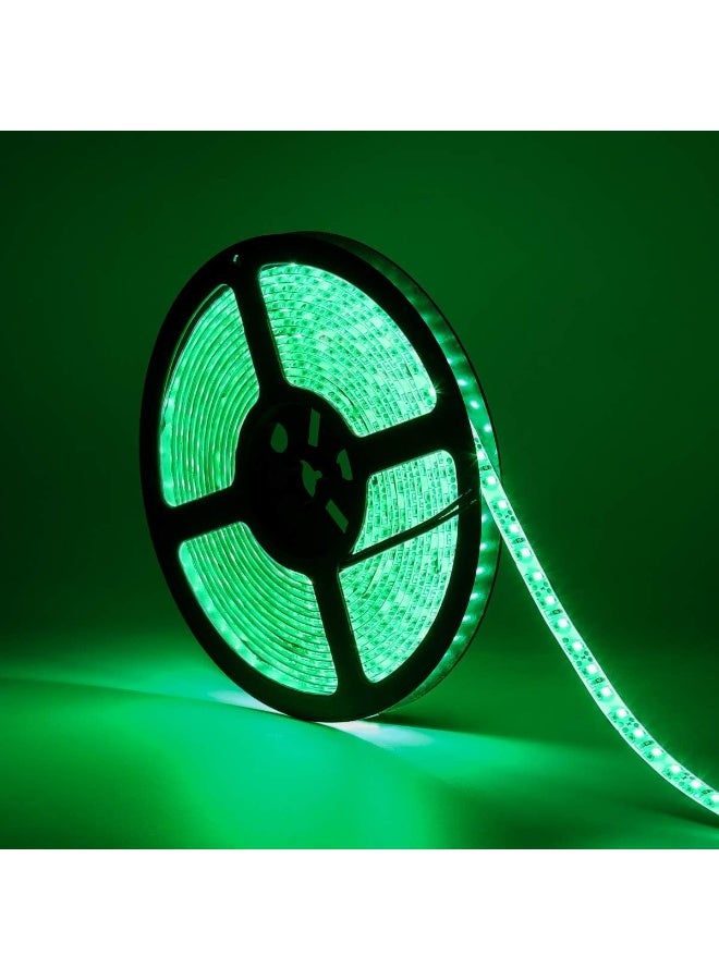 SUPERNIGHT 600 LEDs Light Strip Waterproof, SUPERNIGHT 16.4FT Green LED Rope Lighting Flexible Tape Decorate for Bedroom Boat Car TV backlighting Holidays Party (Green) - Image 2