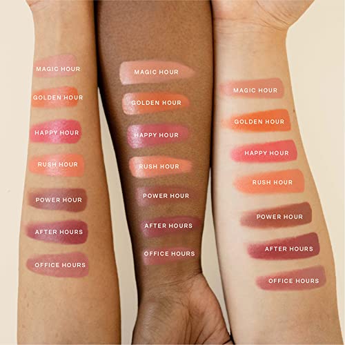 Tower 28 Beauty BeachPlease Cream Blush for Cheeks and Lips - Multi-Purpose Lip and Cheek Tint in Rosy Nude - for Sensitive Skin – Color MAGIC HOUR, Luminous Finish - Image 4