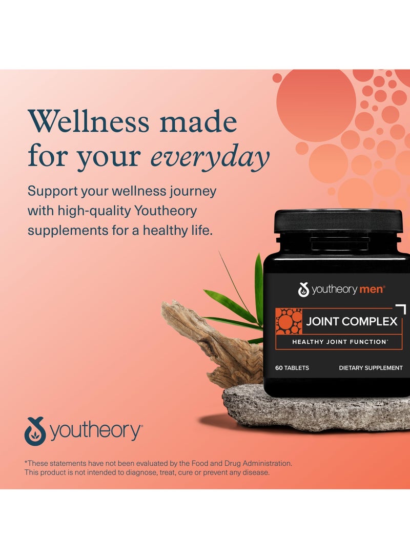 youtheory Men Joint Complex Healthy Joint Function 60 Tablets - Image 5