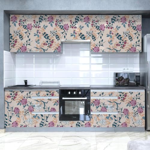 doodad Premium Self Adhesive Wallpaper - 45cm x 1000cm, Covers 48 sq. ft | Half White Premium Wallpaper |Modern Latest Wallpaper for Living Room | PVC Wallpaper Waterproof Wall Paper - Image 5