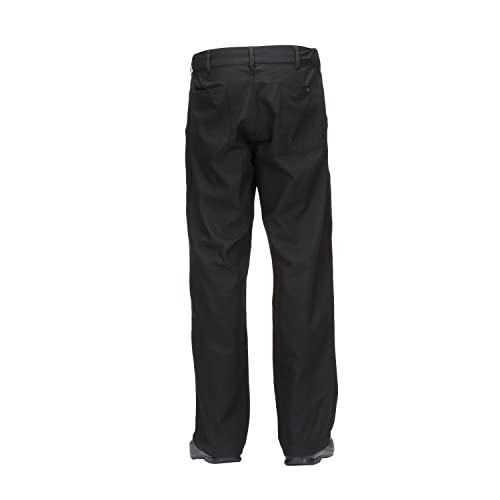 Chef Works Men's Professional Series Chef Pants, Black, X-Large - Image 3