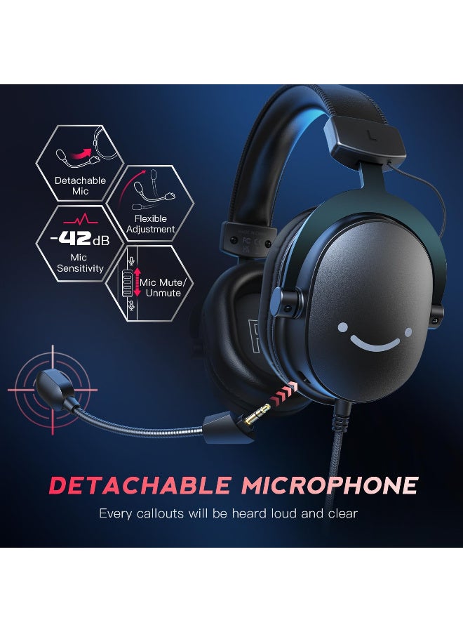 FIFINE H9 AmpliGame USB Gaming Headset – 7.1 Surround Sound Black - Image 5