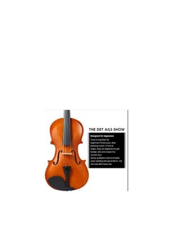 Megarya Megarya Indian Maple Wood Handmade Acoustic Violin Full Size with Bow, Rosin, Carrying Hard Case, Instrument for Beginners, Adults, Boys, Girls, Children, Kids with Hard Case Bow And Rosin(EQ)  - Image 2