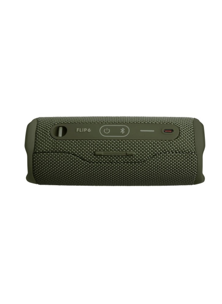 JBL Flip 6 Portable Waterproof Speaker Green  - Image 4