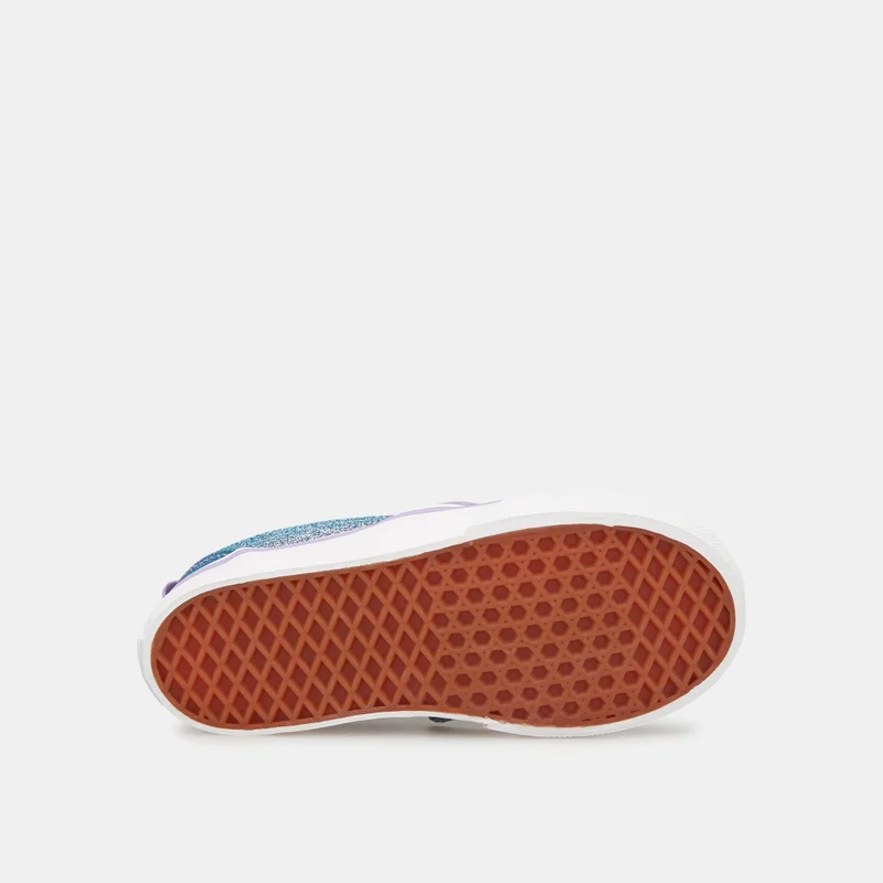 VANS Kids’ Ombre Glitter Slip-On V Unisex Shoe (Baby and Toddler)