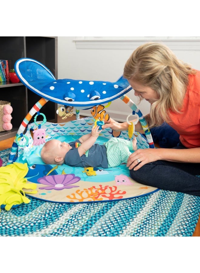 Bright Starts - Disney Baby Finding Nemo Mr. Ray Ocean Lights & Music Play Gym, Ages Newborn + - Image 4