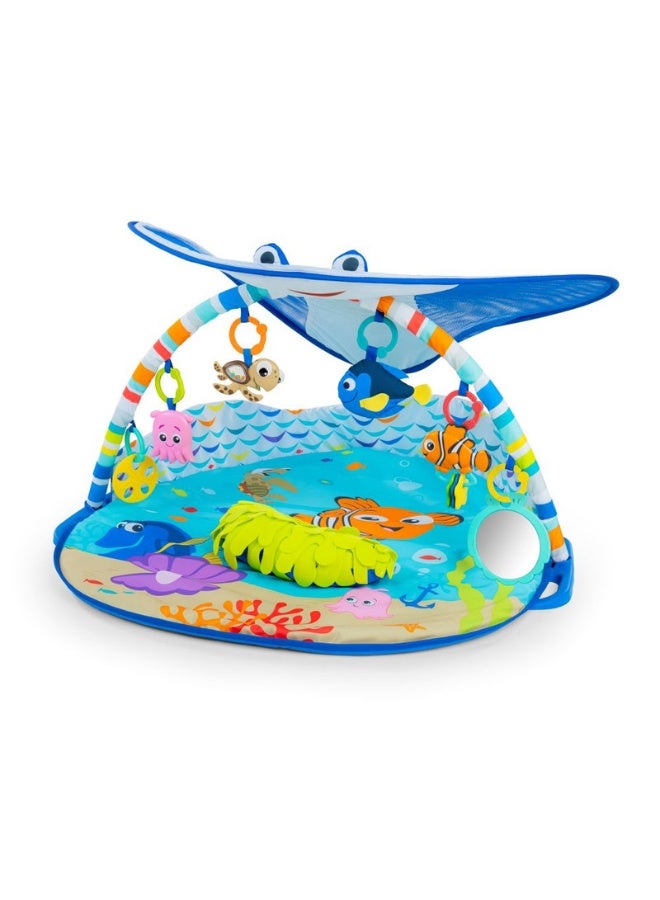 Bright Starts - Disney Baby Finding Nemo Mr. Ray Ocean Lights & Music Play Gym, Ages Newborn + - Image 5
