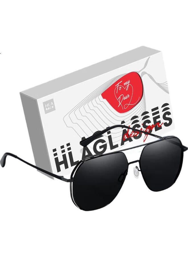 HLA Valentine'S Day Gift Polarized Sunglasses, Fashionable Sunglasses For Men, Gift For Boyfriend Or Husband, High-End Gift Box Set - Image 1