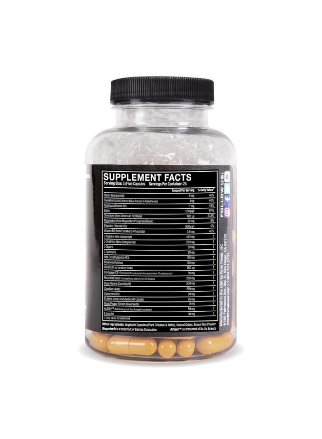 Ryno Power Endurance Stimulant-Free Energy Supplement Capsules (25 Servings) - Image 3