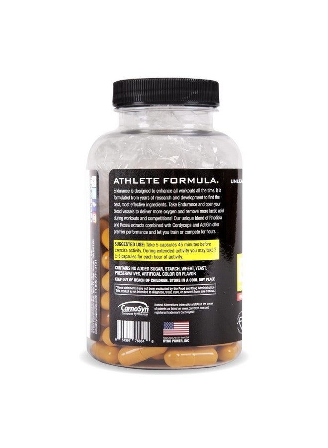 Ryno Power Endurance Stimulant-Free Energy Supplement Capsules (25 Servings) - Image 2