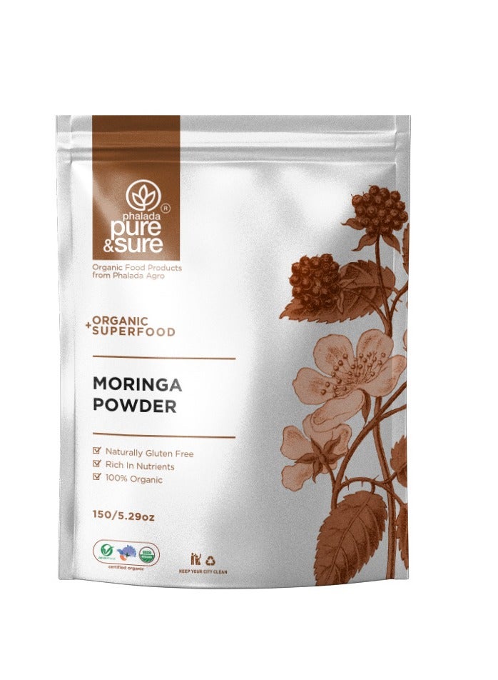 Pure & Sure Organic Moringa Powder 100g - Image 1