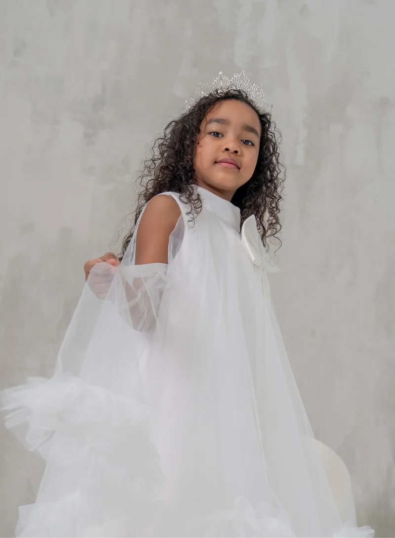 دىدانيالا Ruffled Tulle Dress