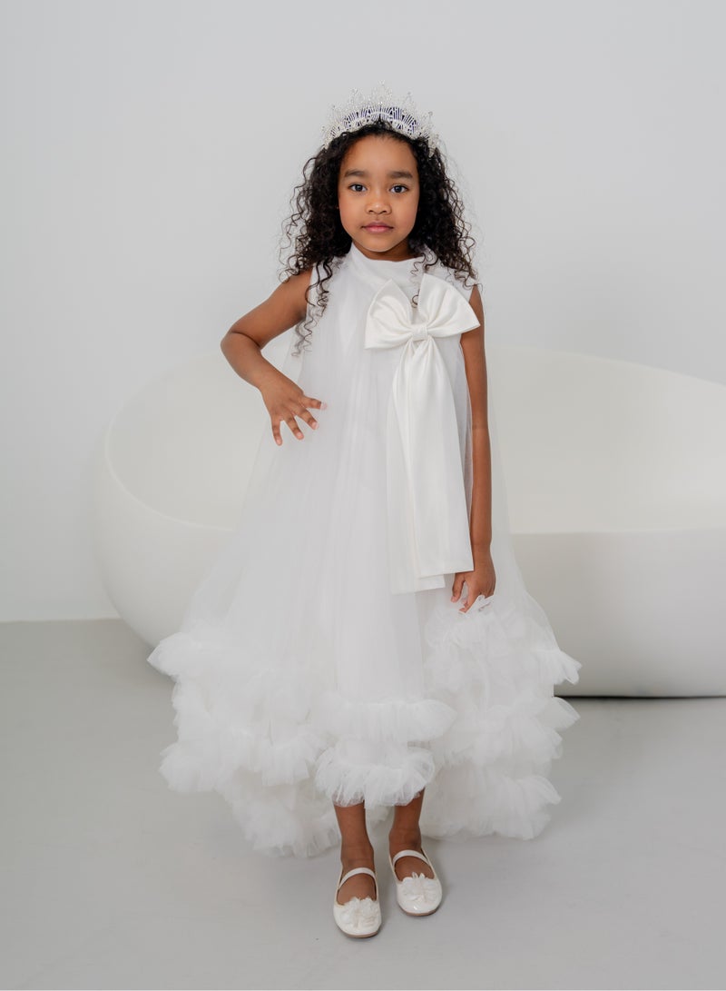 D'Daniela Ruffled Tulle Dress - Image 1