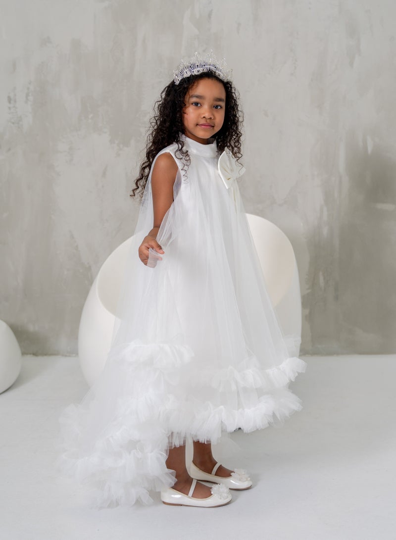 D'Daniela Ruffled Tulle Dress - Image 4