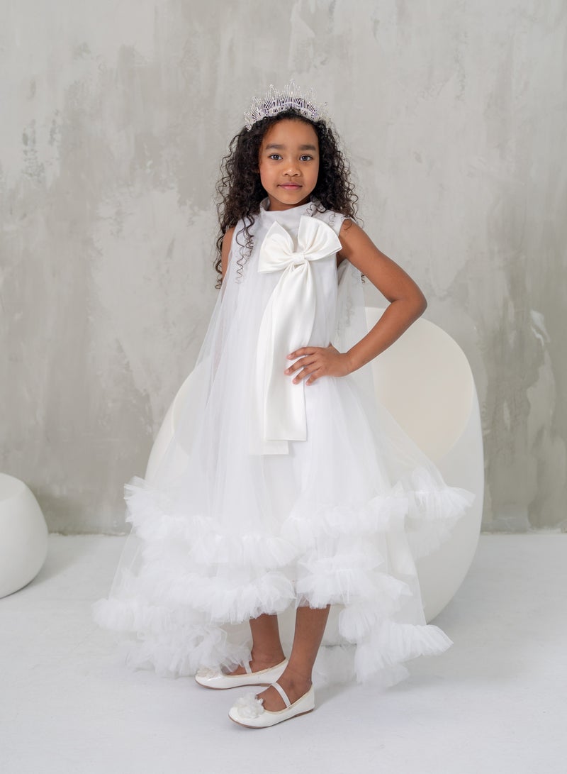 D'Daniela Ruffled Tulle Dress - Image 3