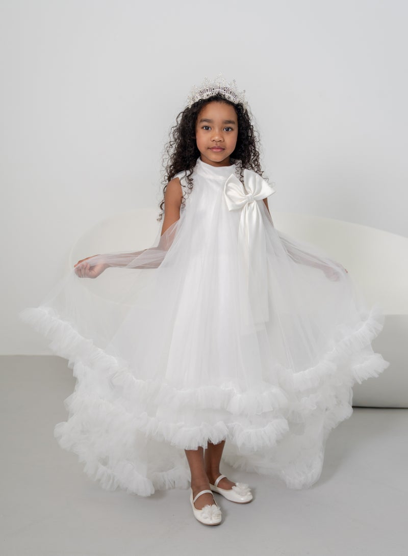 D'Daniela Ruffled Tulle Dress - Image 2