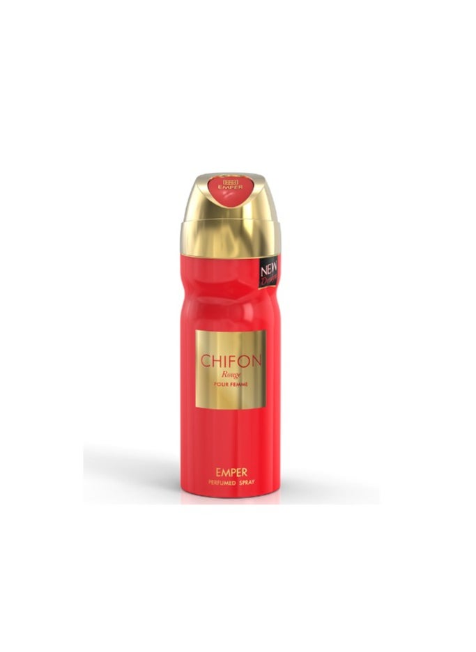 Emper Chifon Rouge Perfumed Spray  Pour Femme 200ml  - Image 1