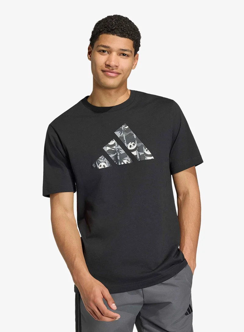 Adidas Panda Chill Camo Graphic T-Shirt