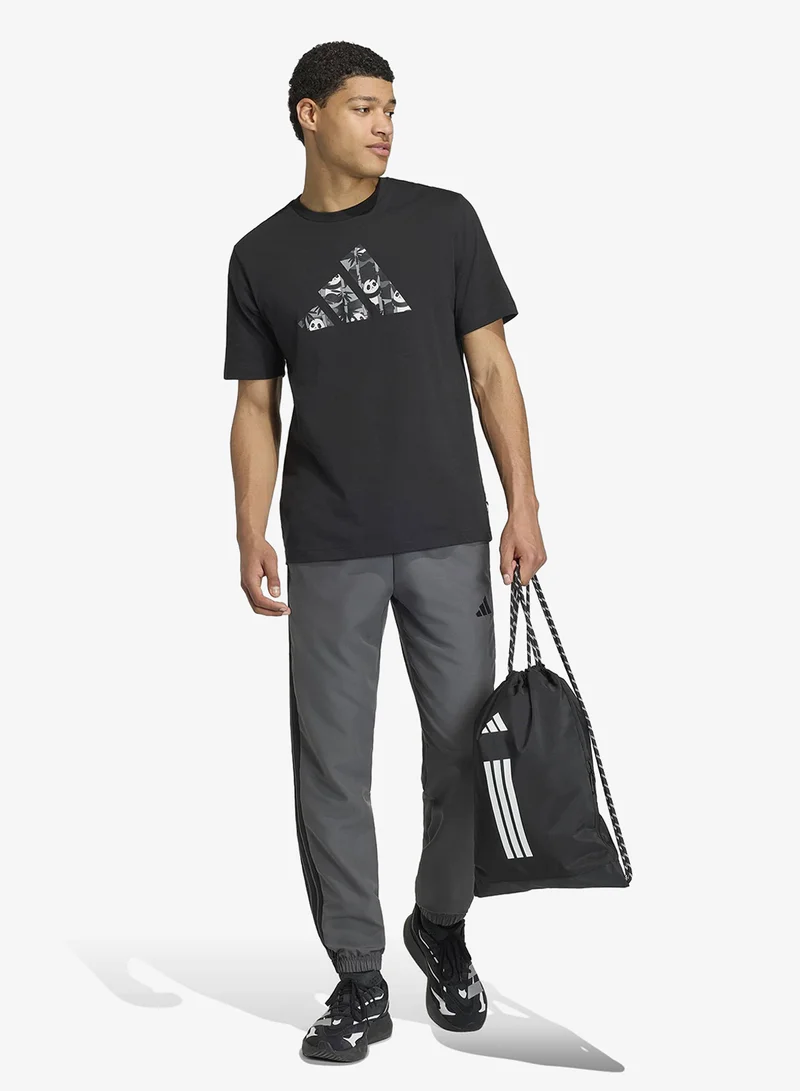 Adidas BLACK Panda Chill Camo Graphic T-Shirt for Men | Best Price UAE