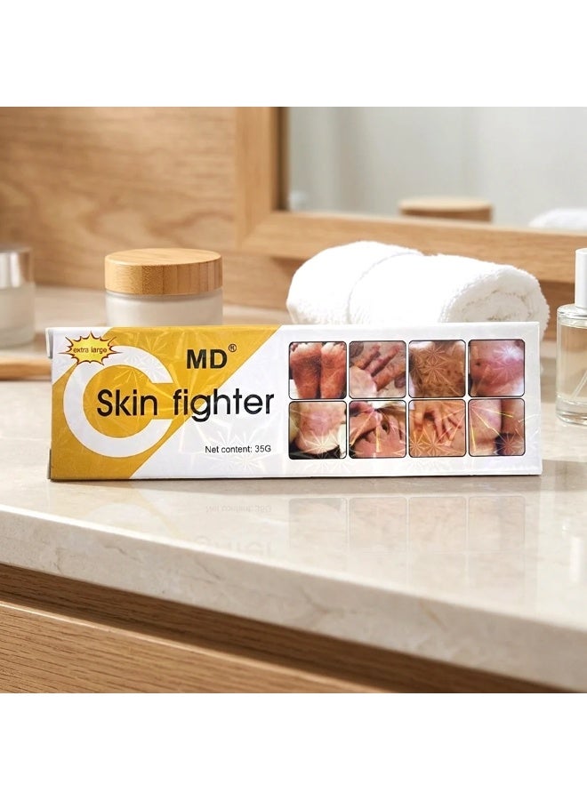 MD Skin Fighter Antifungal Cream 15g – Fast and Convenient Topical Skin Treatment for Itching, Fungal Infections, Ringworm, Athlete’s Foot, Rashes, and Irritated Skin – Compact Tube Ideal for Home and Travel - Image 2