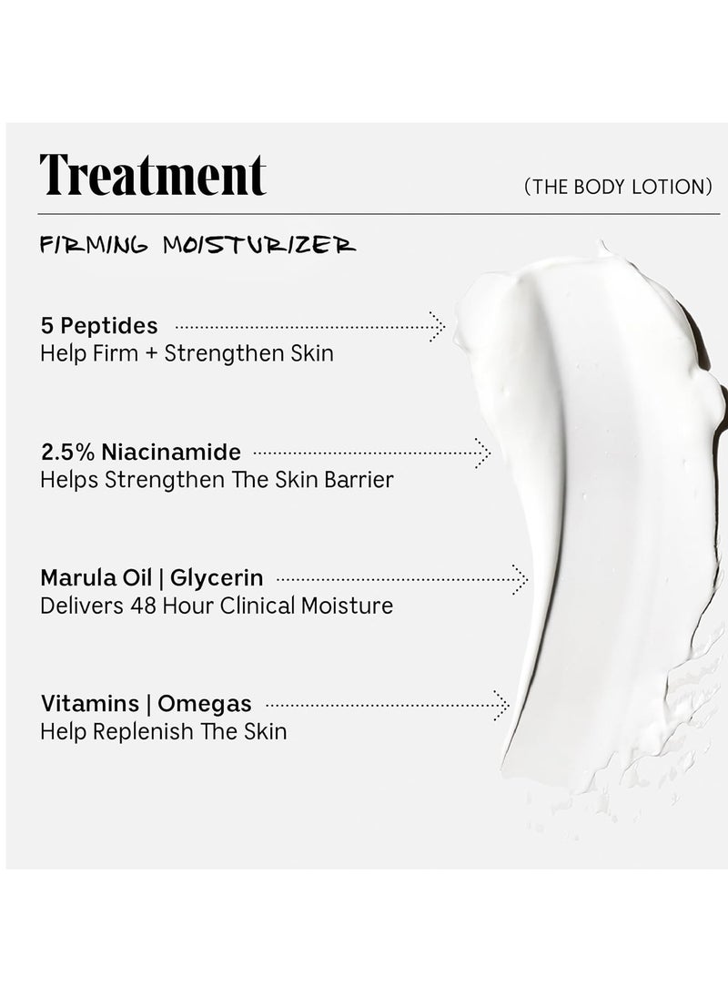 Necessaire Nécessaire The Body Lotion Fragrance-Free. Firming Body Lotion for Women & Men. 48 Hour Moisture. 5 Peptides, 2.5% Niacinamide, Vitamin C/E + Omega 6/9. Non-Comedogenic. 6.8 fl oz.  - Image 2