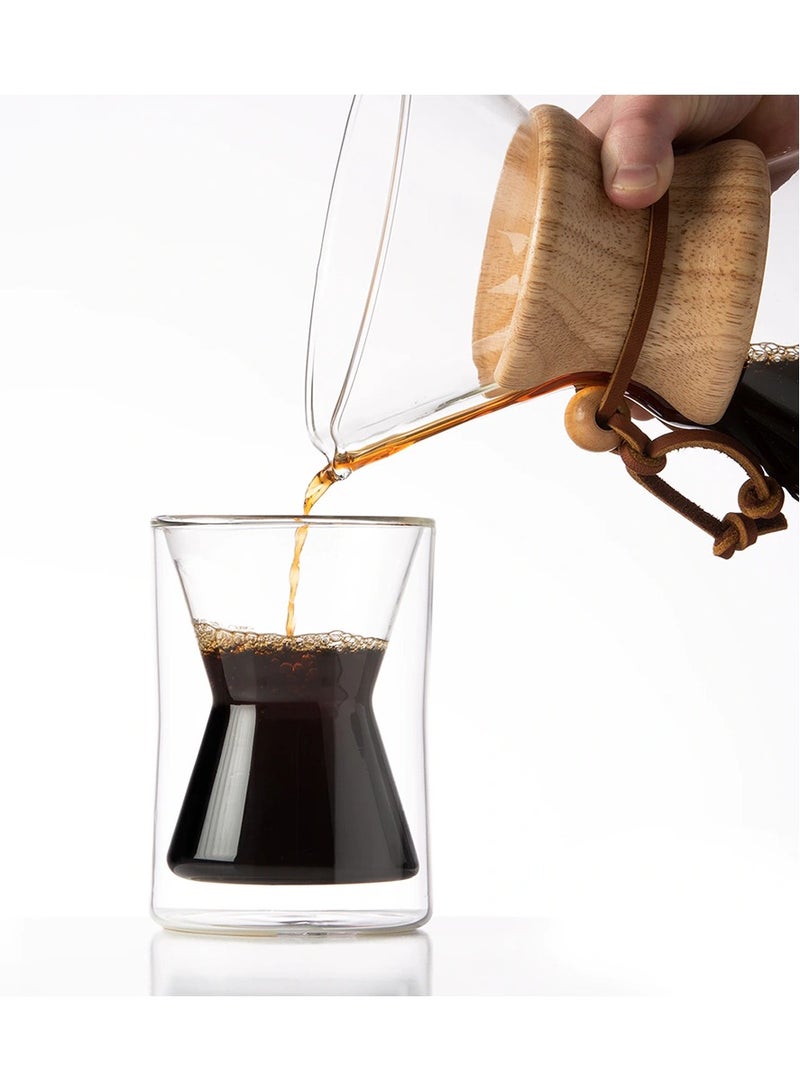 كيميكس كوب قهوة مزدوج الجدار، زجاج بوروسيليكات - 10 أونصة - Image 3