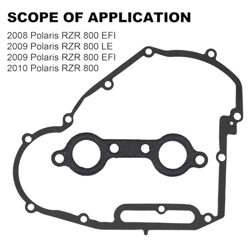 UOIENRT 5247359 80mm Top End Engine Gasket Set Kit Replacement for Polaris Sportsman 800 RZR 800 S 800 EFI 2010 2009 2008, 5247360 5411895 5412632 5412836 - Image 5