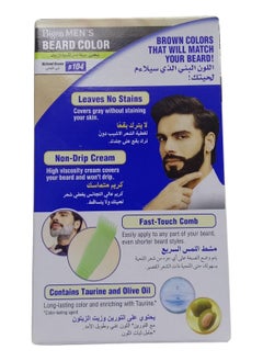 Bigen Beard Dye for Men 104 Natural Brown  - Image 2