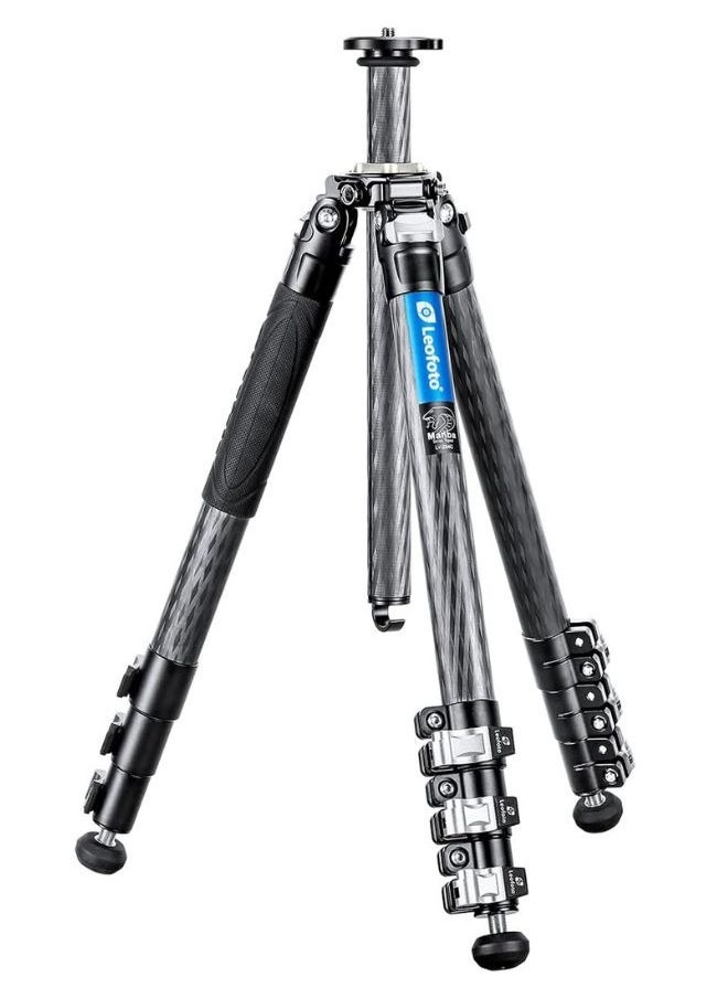 Leofoto Leofoto LV-284C 4 Section Carbon Fiber Tripod Manba LV Series Video Tripod System  - Image 1