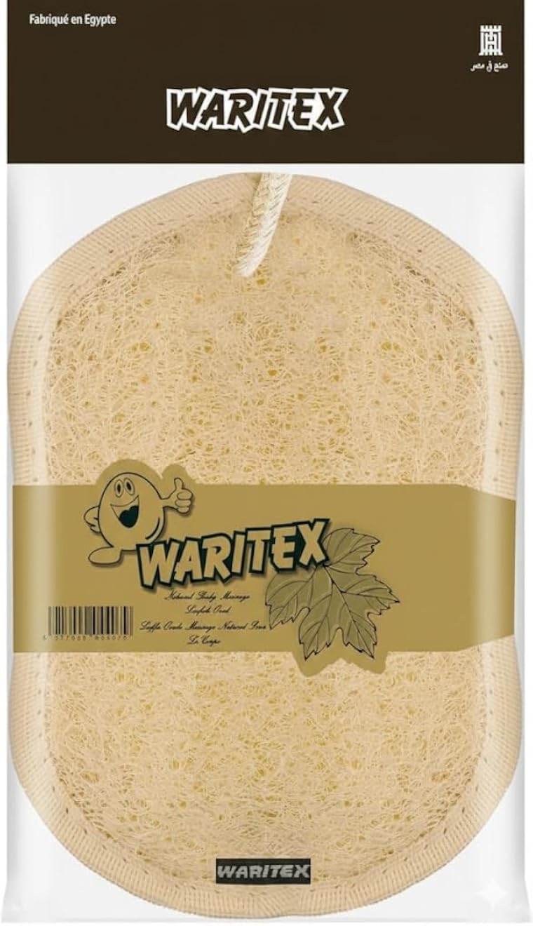 Waritex Glove Body Loofah, 18.5 cm x 16 cm Size, Beige