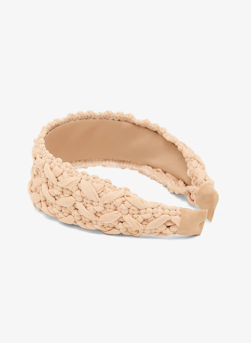 خزانة طوق شعر بنسيج منسوج