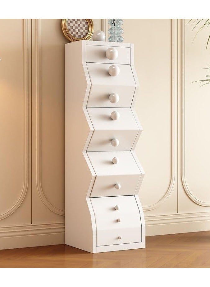 Generic Solid Wood Vintage Style Chest of Drawers, Versatile and Artistic French Living Room Storage  - Image 1
