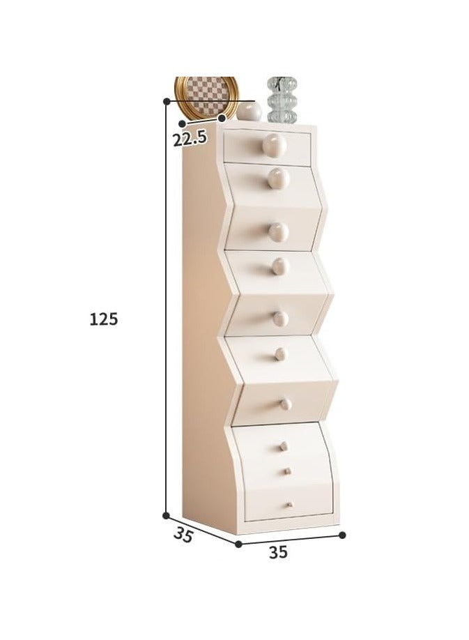 Generic Solid Wood Vintage Style Chest of Drawers, Versatile and Artistic French Living Room Storage  - Image 2