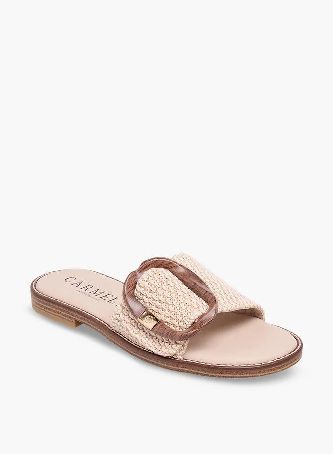 Carmela Women Textured Leather Sandals