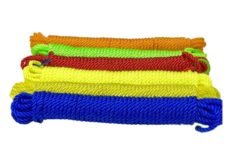 G1 G 1 Multipurpose Twisted Nylon Rope for Both Indoor and Outdoor Purpose | Approx 8 Meter Length | Set of 2, Multicolor - Image 1
