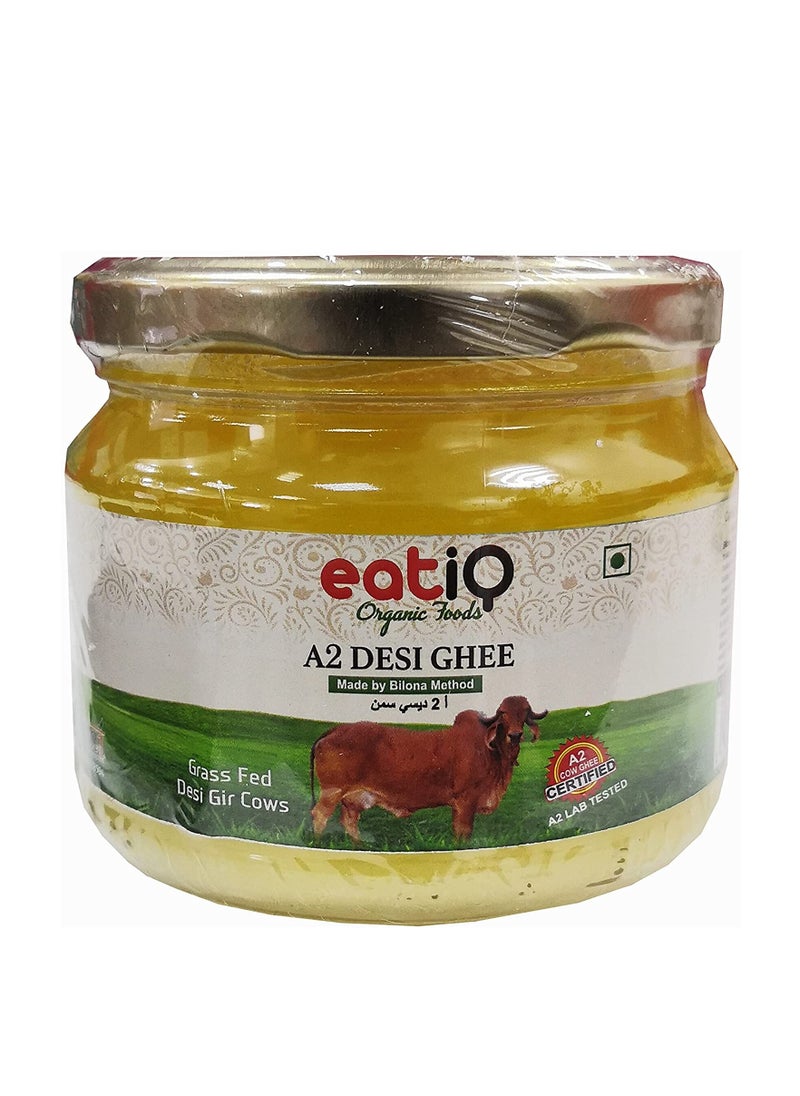 eatiQ Organic Foods A2 Desi Ghee 300ml 