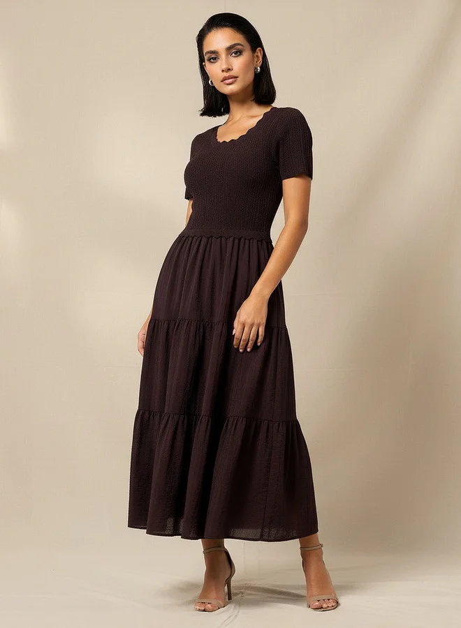 تواكستريمز 2Xtremz Tiered Midi Dress