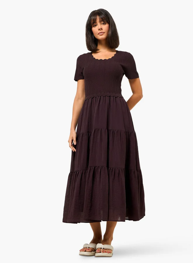 2Xtremz  2Xtremz Tiered Midi Dress for Women | Best Price UAE