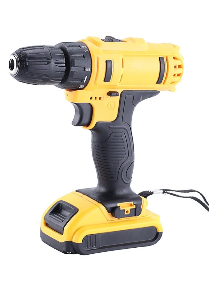 21v Multifunctional 24-Piece Lithium Drill Set Rechargeable Hand Drill Household Impact Drill Pistol Drill - Image 1