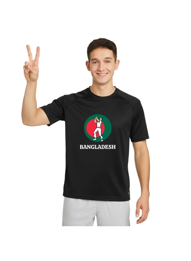 برينت شوب فور مي تيشيرت رجالي بطباعة اسم لاعب كريكيت بنغلاديشي | قميص خفيف الوزن برقبة دائرية وأكمام قصيرة | مثالي للرياضة والتدريب والملابس الكاجوال - Image 3