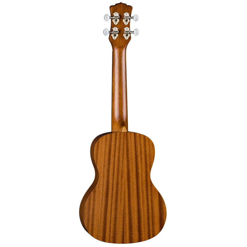 Luna Tattoo Spruce Concert Ukulele with Gig Bag, Satin Natural - Image 2