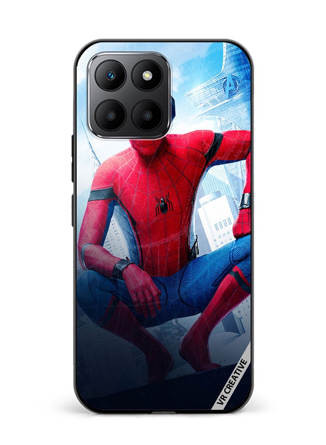 VR CREATIVE غطاء حماية لهاتف Honor 70 Lite بتصميم سبايدرمان متعدد الألوان - Image 1
