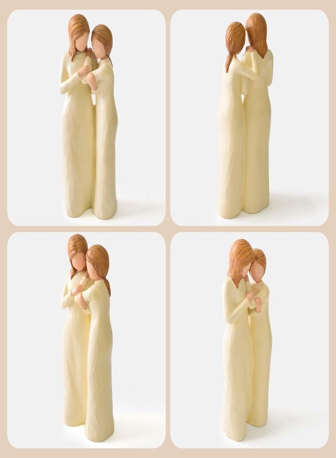 Faumsut Sister Gifts for Women, Best Friend Sisters Birthday Gift, Unique Resin Sister Figurines Gifts for Sisters from Sister, Mother and Daughter, Sisters or Friendships - Image 3