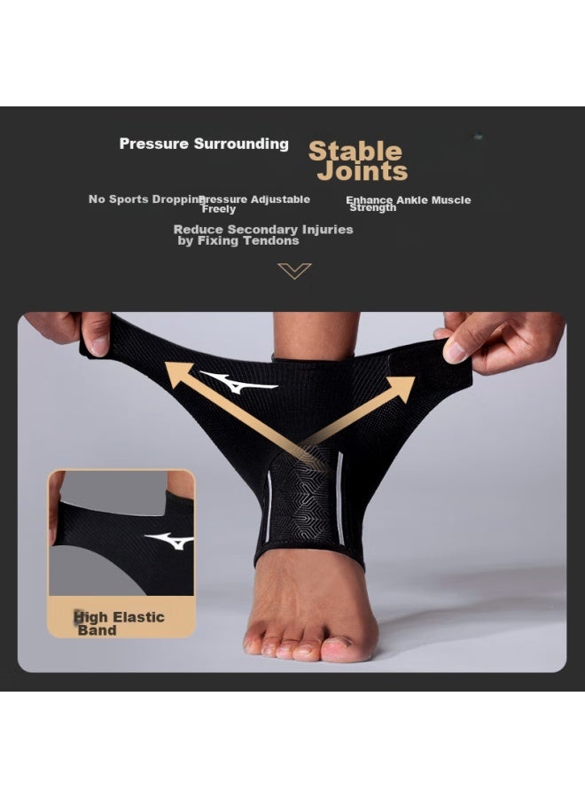 Mizuno Ankle Brace, Ankle Sprain Recovery Sleeve, Sports Sprain Prevention, Anti-sprain Foot Support, Ultra-thin Ankle Protector - Image 4
