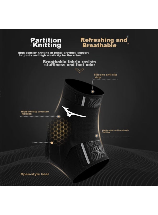 Mizuno Ankle Brace, Ankle Sprain Recovery Sleeve, Sports Sprain Prevention, Anti-sprain Foot Support, Ultra-thin Ankle Protector - Image 3