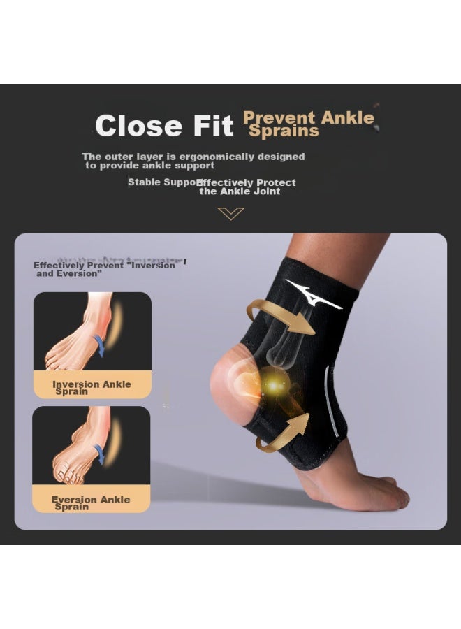 Mizuno Ankle Brace, Ankle Sprain Recovery Sleeve, Sports Sprain Prevention, Anti-sprain Foot Support, Ultra-thin Ankle Protector - Image 5